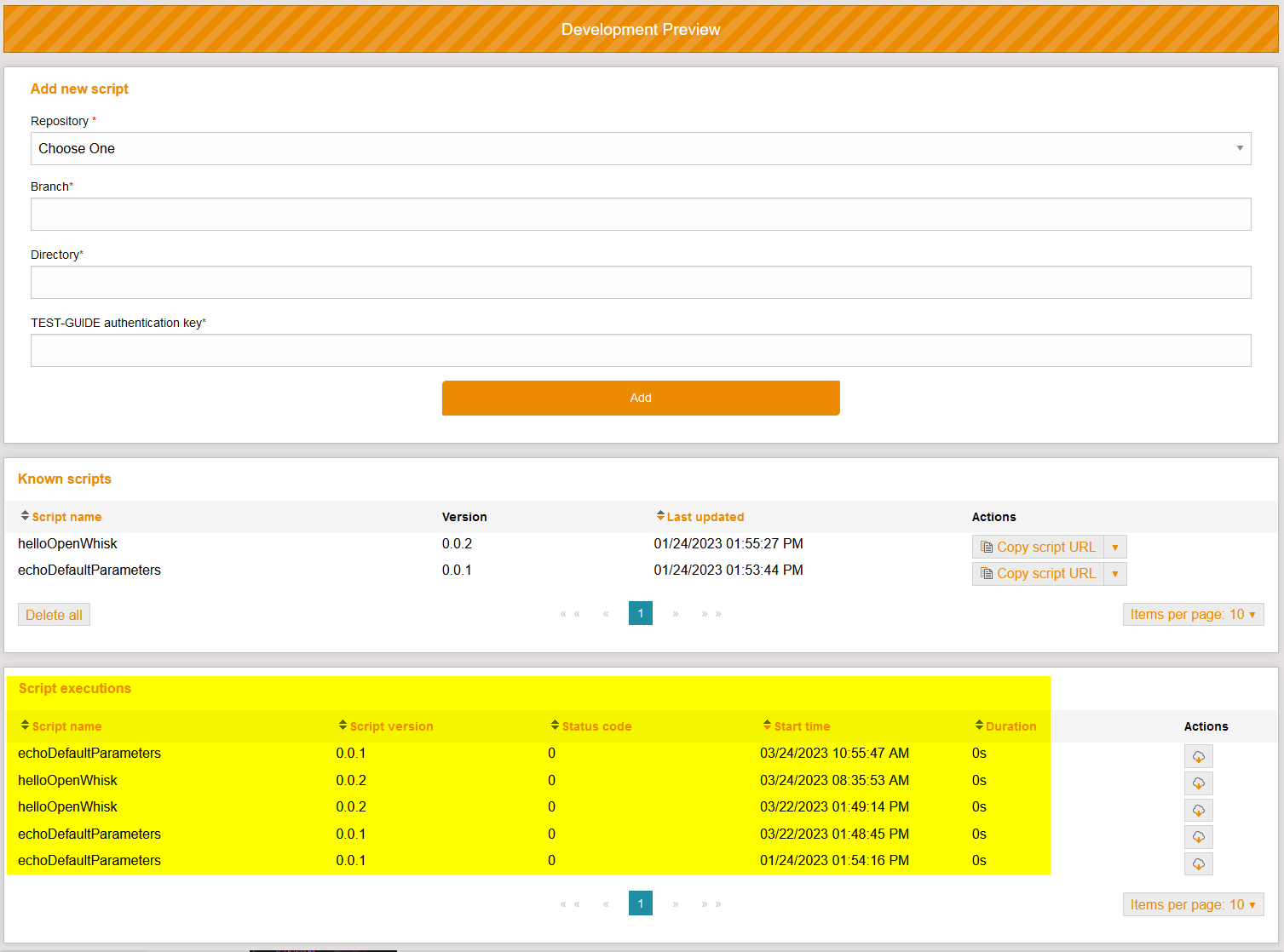 ScriptServerHistory
