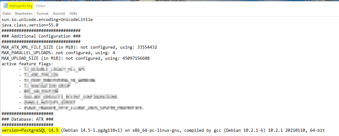 LogDatabaseVersion